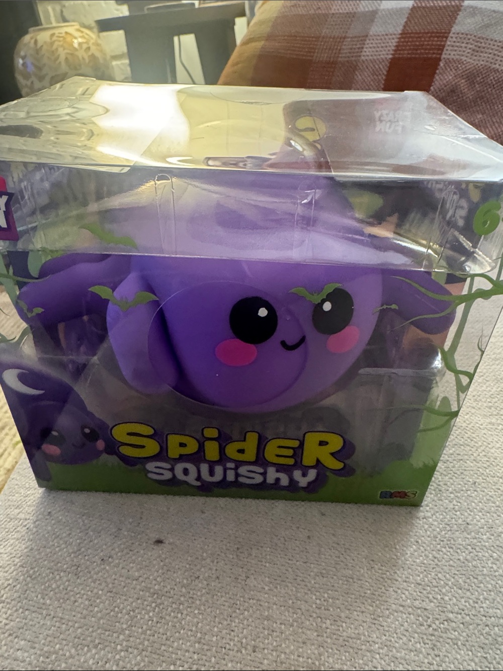 Squishy spider Purple Toy - Kids Toy